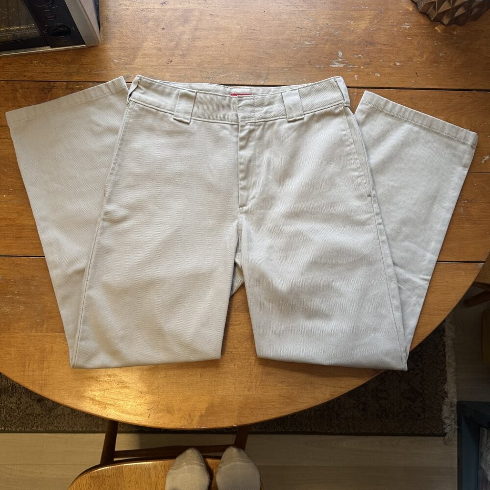 Womens Beige Dickies Work Pant